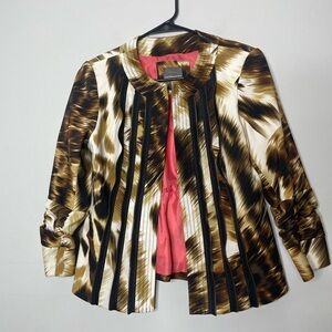 Anthracite by Muse  Animal Print Jacket